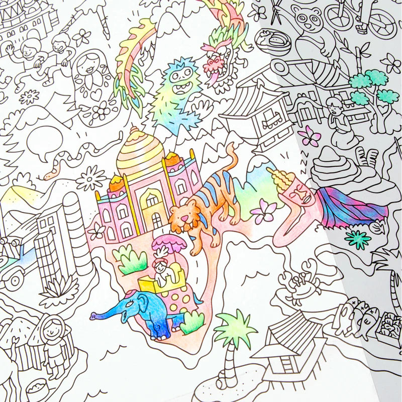 Poster para Colorir - Atlas